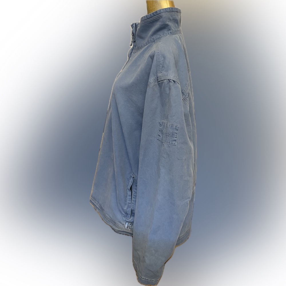 SEASALT cornwall quarter-zip organic cotton heavy duty marine layer top